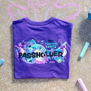 Disney Epcot Festival of the Arts Passholder T shirt WDW 2026